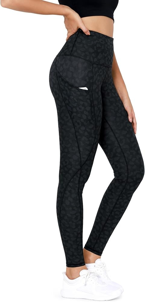 ODODOS Women's High Waisted Yoga Leggings with Pockets, Tummy Control Non See Through Workout Ath... | Amazon (US)