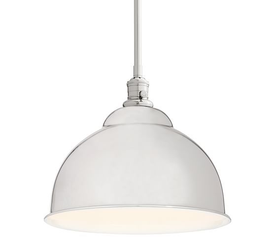 PB Classic Rod Pendant - Metal Bell | Pottery Barn (US)