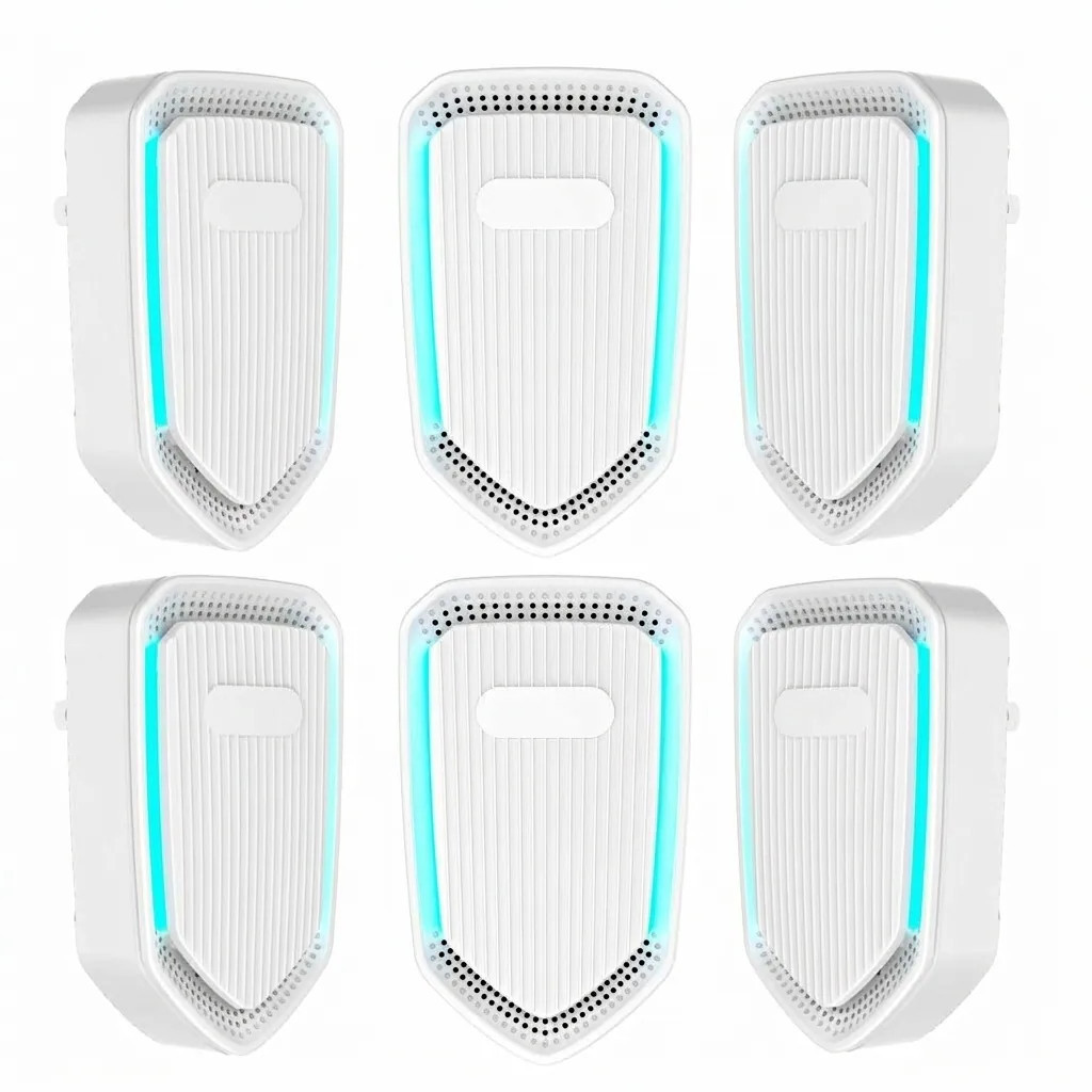 Anqtovp 6 pack plug in air ionizer filterless negative ion air purifier portable quiet air freshener for odors smoke dust home office bedroom | Lowe's