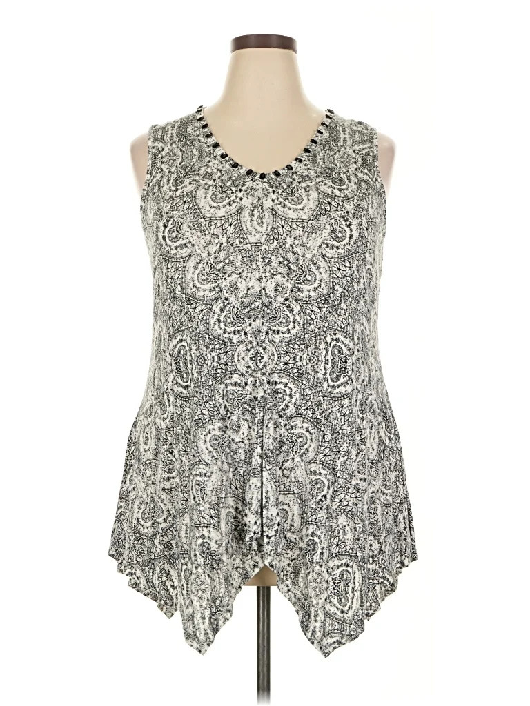 Rose + Olive Gray Tank Top Size 2X - 18% off | ThredUp (US)