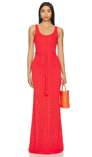 Giulia Knit Maxi Dress in Radiant Red | Revolve Clothing (Global)