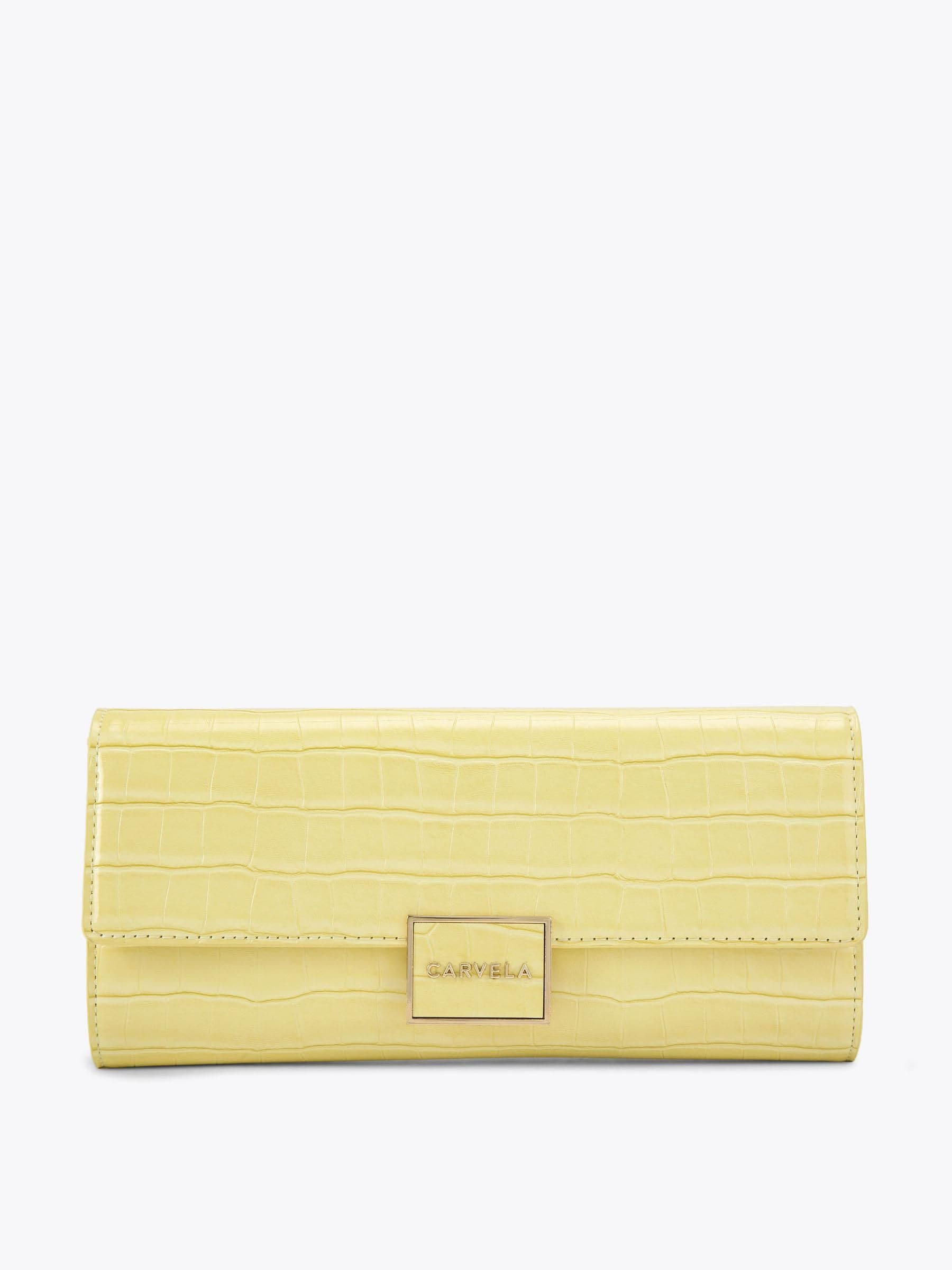 Carvela Carvela Yellow Jessica Clutch Bag | Next US