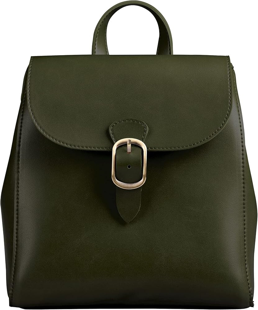 SUNLIGHT LEAVES Simple Vegan Leather Flap 3 Way Convertible Backpack For Women Classic Vintage Fa... | Amazon (US)