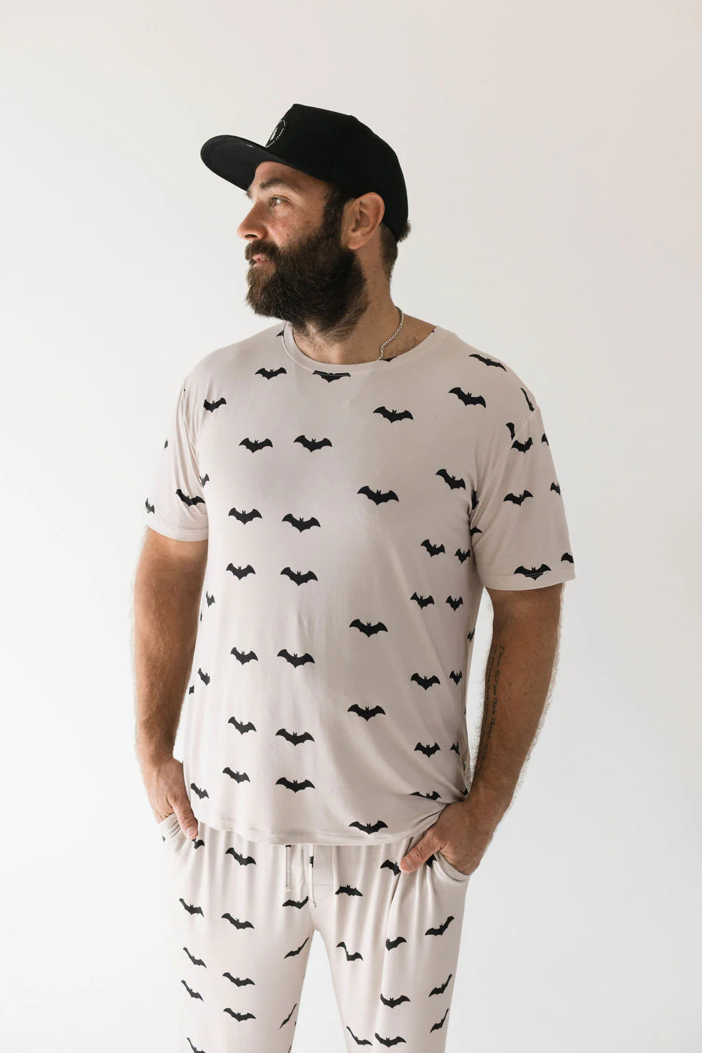 Men's Bamboo Short Sleeve Pajamas | It's Bats! | Forever French