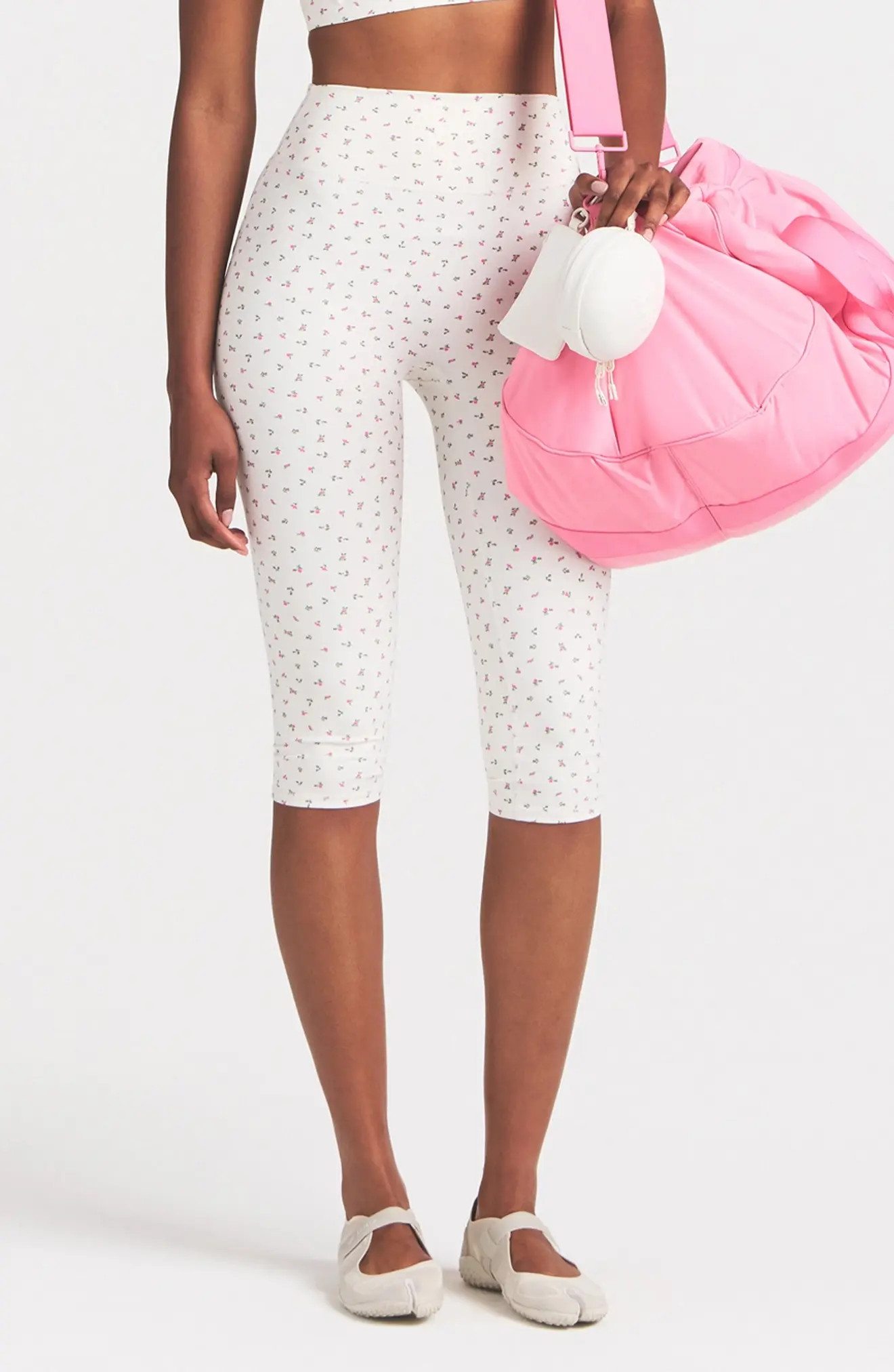 NikeSKIMS Matte Floral High Waist Crop Leggings (Women) | Nordstrom | Nordstrom