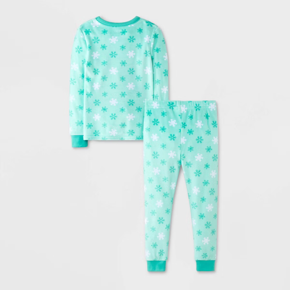 Toddler 2pc Snoopy Snuggly Soft Pajama Set with Socks - Aqua Blue | Target