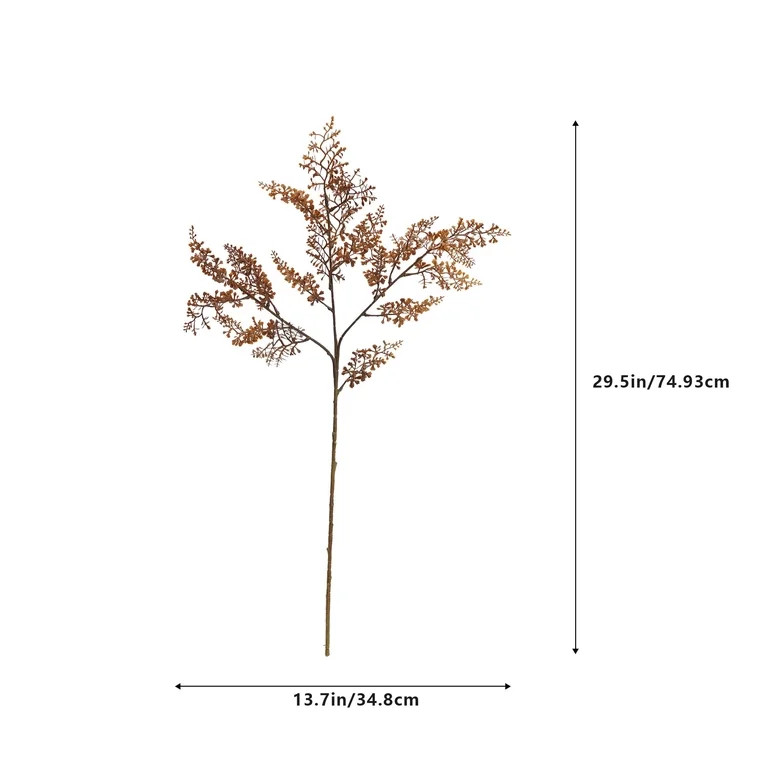 My Texas House Fall Faux Fern Stem, Brown, 29.5" | Walmart (US)