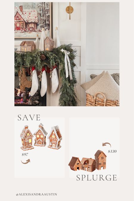 Save or splurge on my gingerbread houses! Specifically loving the gingerbread house dupe featuring LED lights

Holiday gift guide, save or splurge, deals of the day, gingerbread house, holiday home, Amazon Christmas style, Pottery Barn Christmas, Amazon Prime, neutral Christmas style, neutral aesthetic vibes, holiday living room, shop the look!

#LTKGiftGuide #LTKSeasonal #LTKHoliday