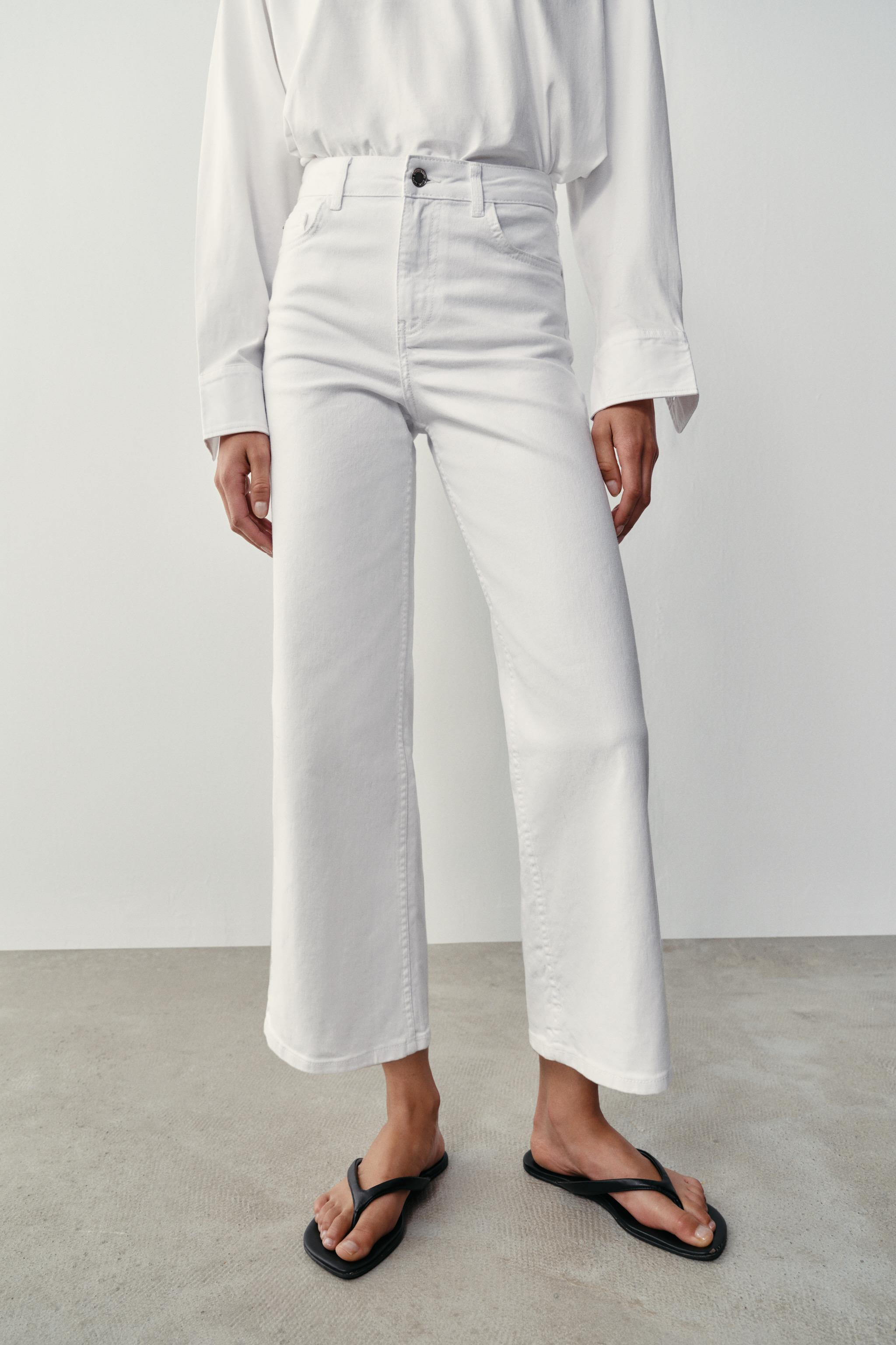 Z1975 HIGH-WAIST COMFORT CULOTTE JEANS | Zara US