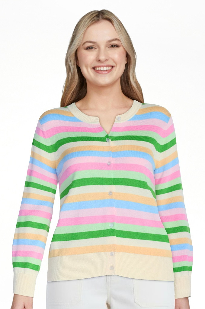 Free Assembly Women's Classic Cardigan Sweater with Long Sleeves, Lightweight, Sizes XS-4X | Walmart (US)