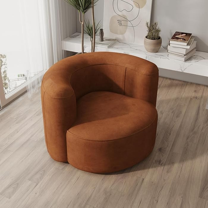 Acanva Luxury Modern Tight Curved Back Velvet Sofa, Minimalist Style Comfy Couch for Living Room ... | Amazon (US)