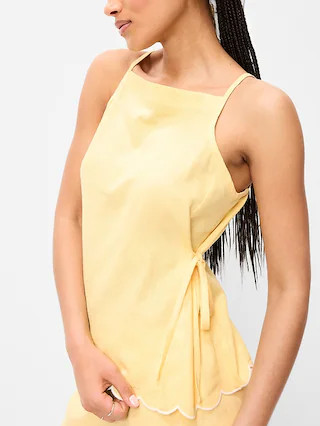Apron Side-Tie Tank Top | Old Navy (US)