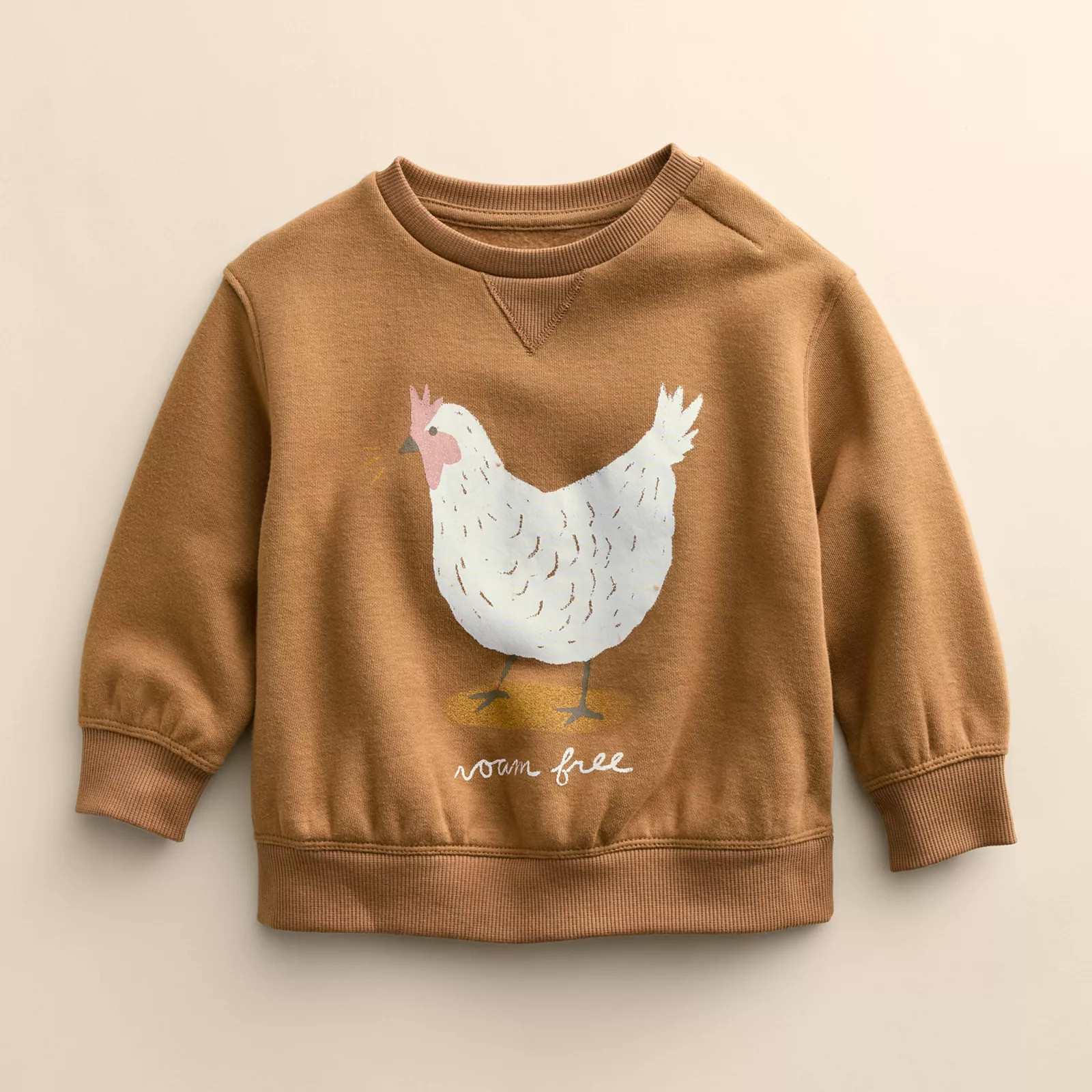 Baby & Toddler Little Co. by Lauren Conrad Crewneck Sweatshirt, Toddler Girl's, Size: 3 Months, Roam Free Chicken | Kohl's