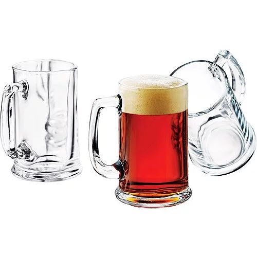 Libbey 15-oz. Brewmaster Beer Mugs, Set of 6 | Walmart (US)