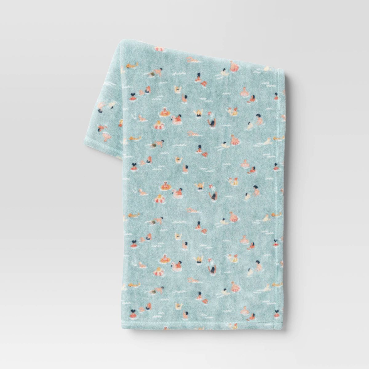 Oversized Beachy Fun Printed Plush Throw Blanket - Room Essentials™ | Target