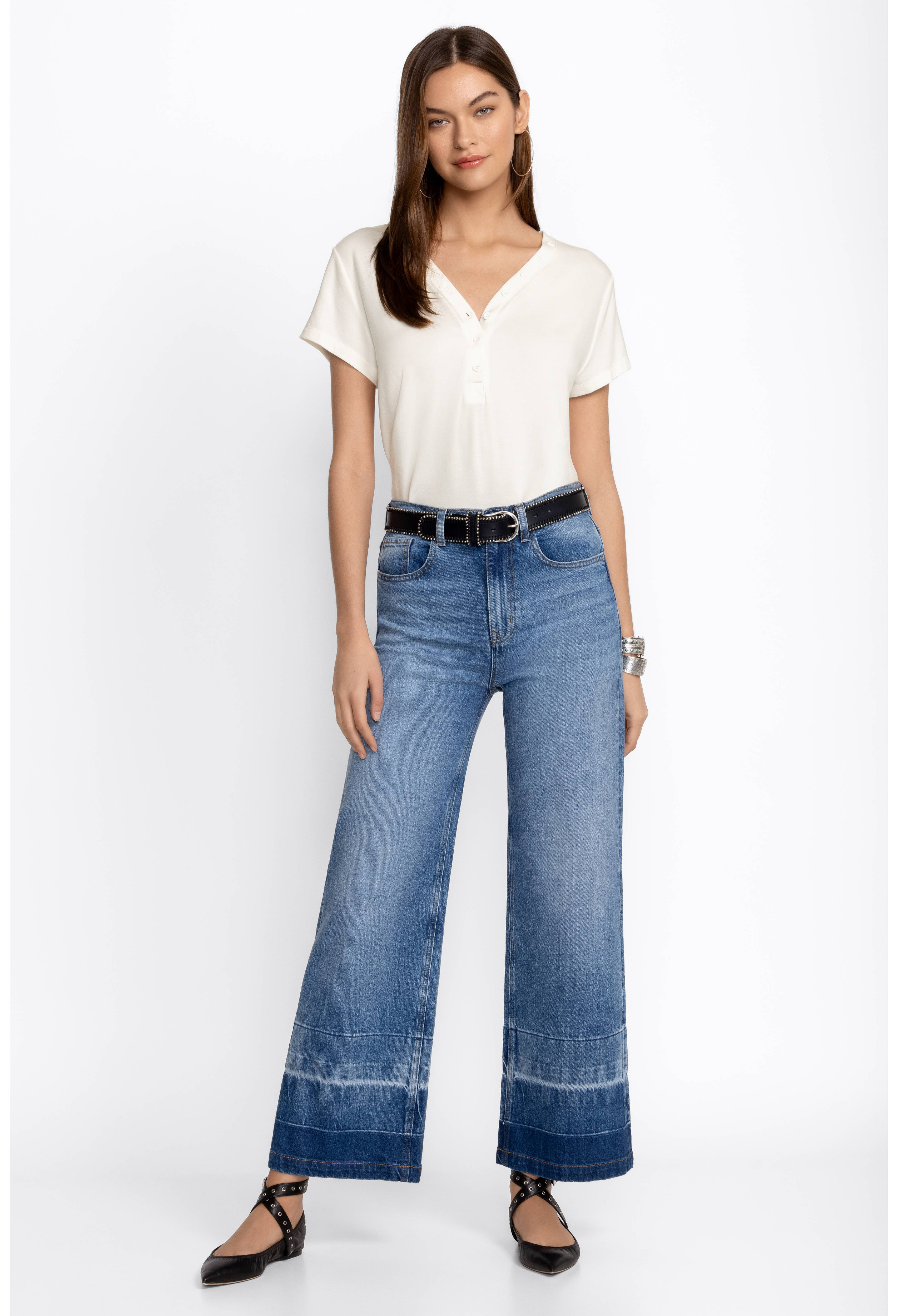 MELBOURNE WIDE LEG JEAN | Johnny Was | Johnny Was