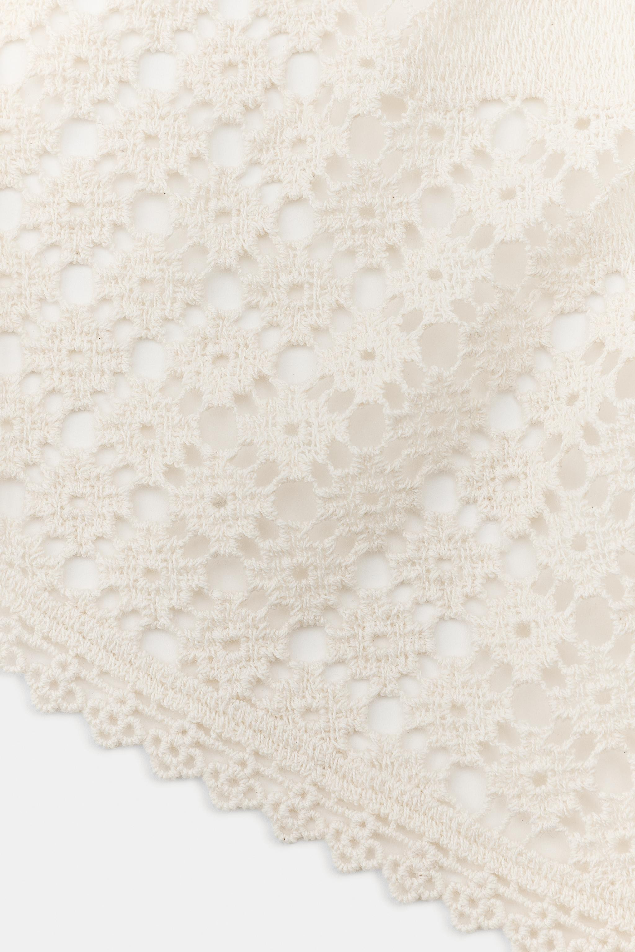 CROCHET PAREO SCARF | Zara UK
