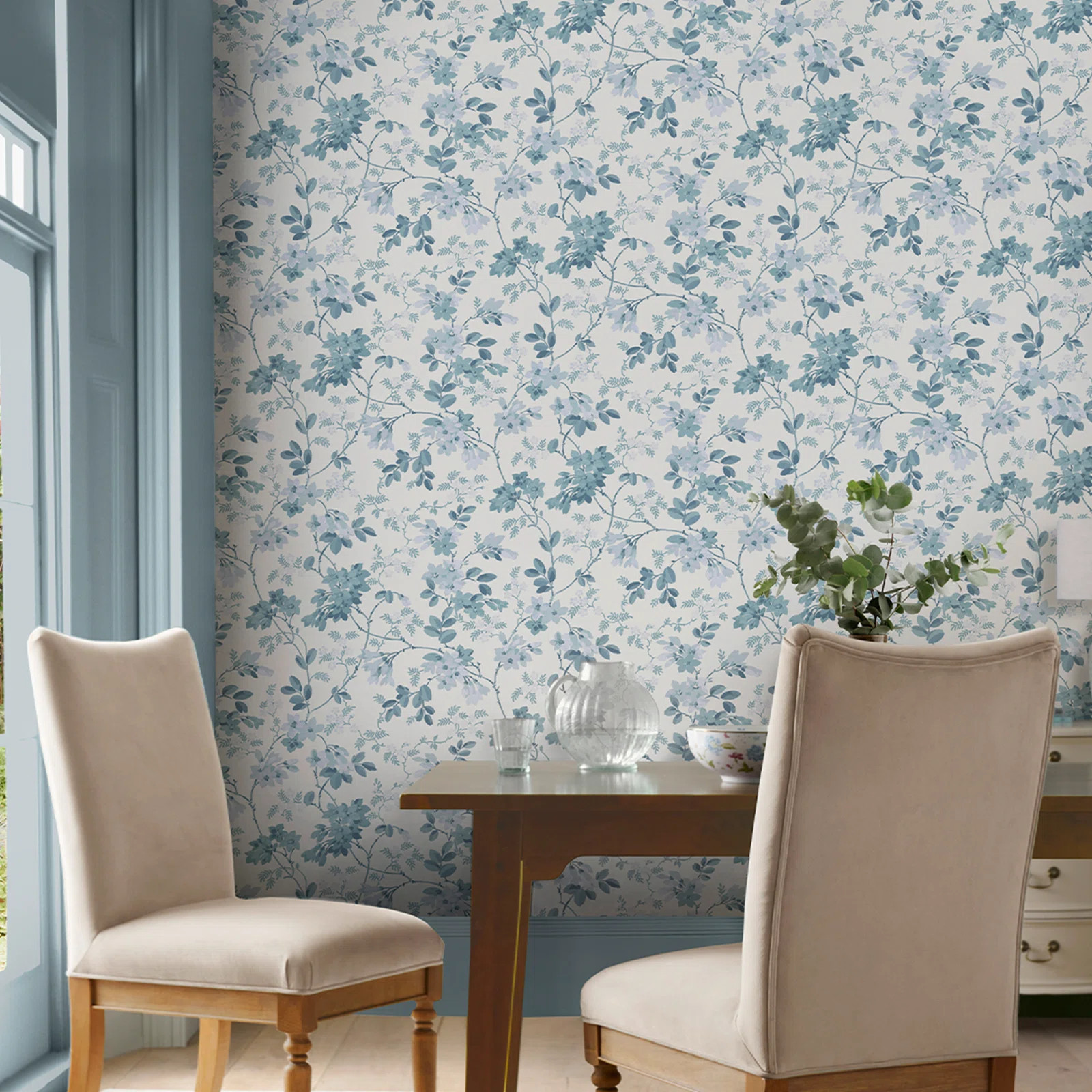 Laura Ashley Yewland Seaspray Wallpaper | Wayfair North America