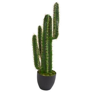 Nearly Natural Indoor 2.5 ft. Cactus Artificial Plant 6328 - The Home Depot | The Home Depot
