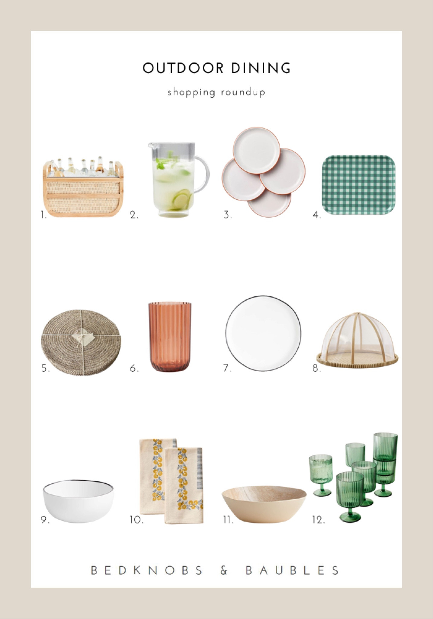 Outdoor Dining Essentials 

#LTKHome #LTKSeasonal