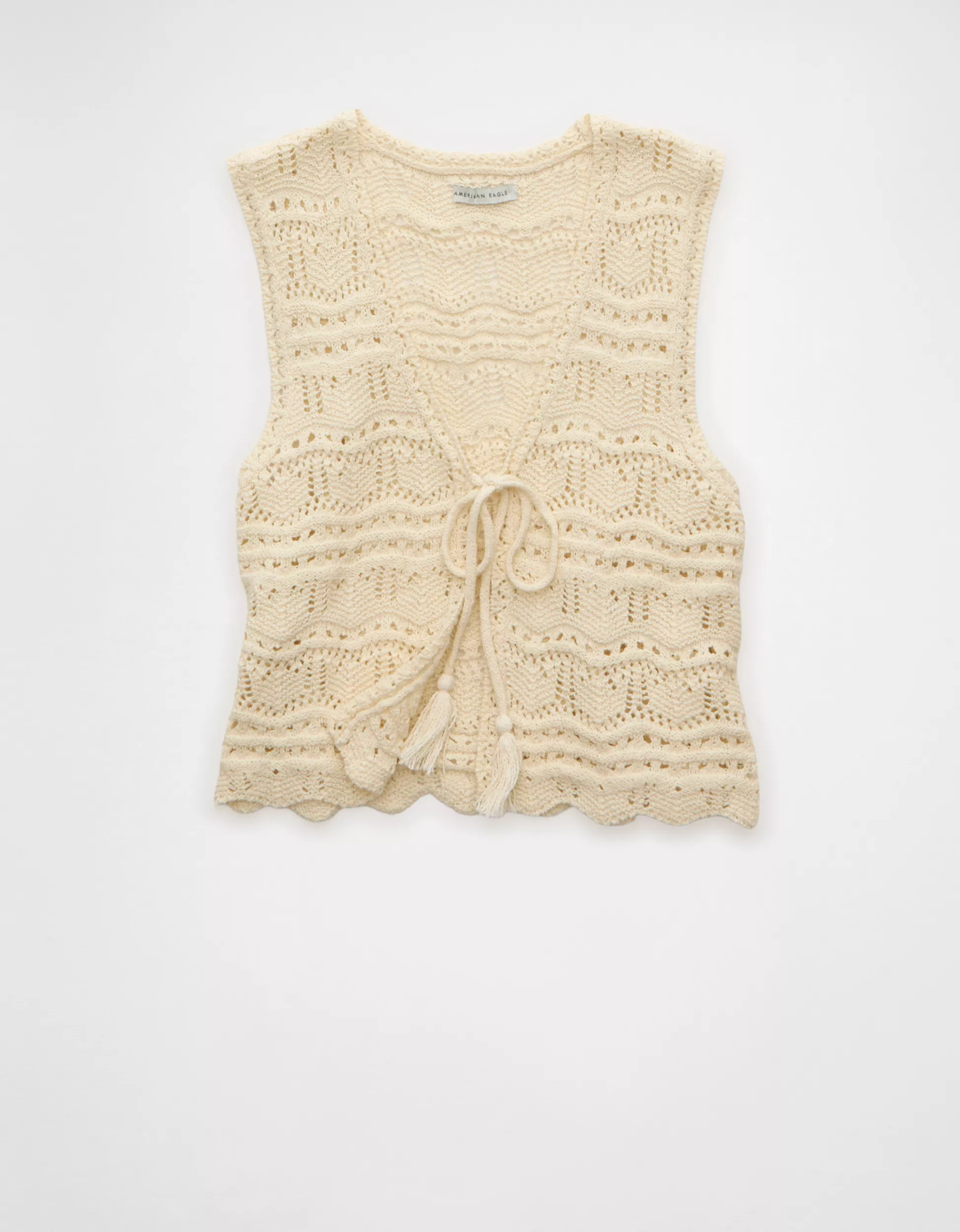 AE Tie-Front Sweater Vest | American Eagle Outfitters (US & CA)