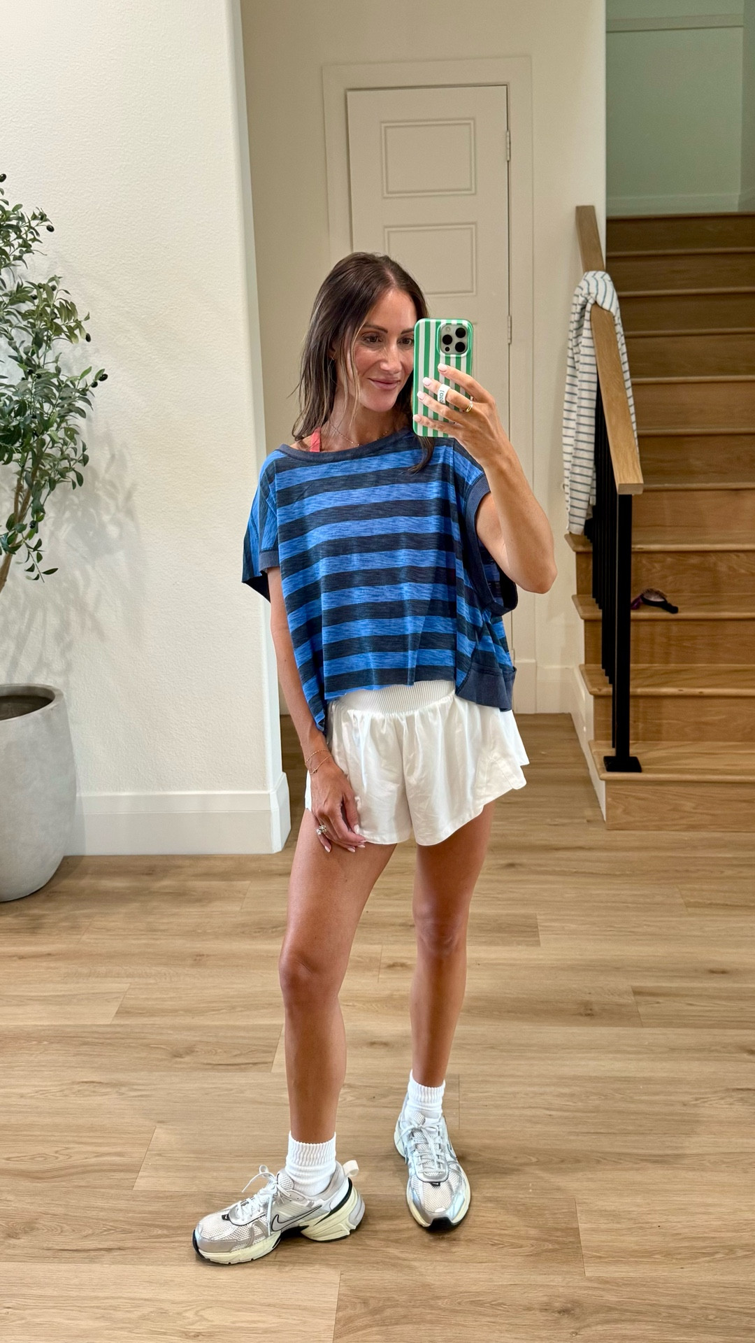 FP my time tee in a printed version!!! Super cute for summer and light and airy for the hot hot months. ￼

#LTKActive #LTKootd