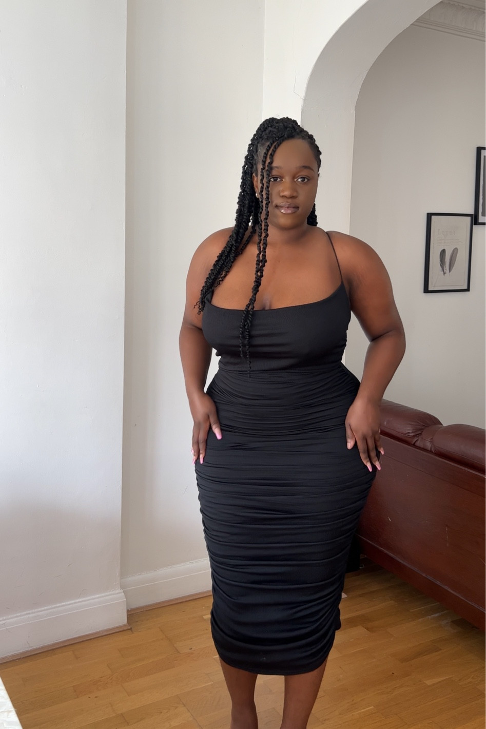 Black crinkle dress


#LTKunder50 #LTKcurves #LTKunder100
