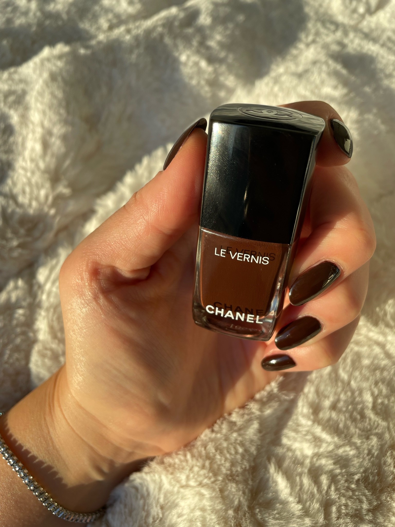 Fall nails! 
Chanel color 959 INFINITÉ 🤎
#fallnails 

#LTKHoliday #LTKSeasonal #LTKbeauty