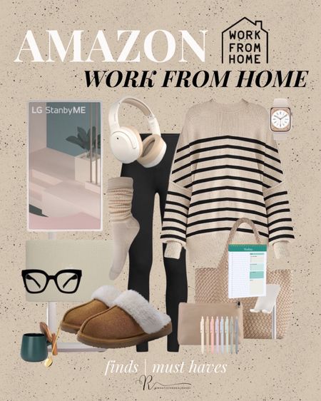 Work from home outfit idea and chic home office finds on Amazon  

#LTKworkwear #LTKhome #LTKGiftGuide