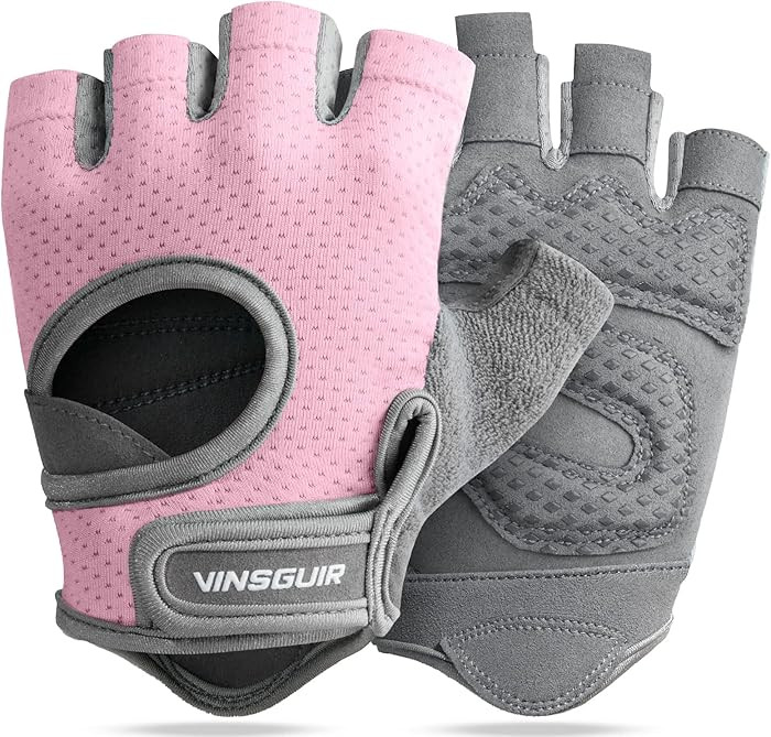VINSGUIR Workout Gloves for Women and Men, Breathable Weight Lifting Gloves for Gym Exercise, Fit... | Amazon (US)