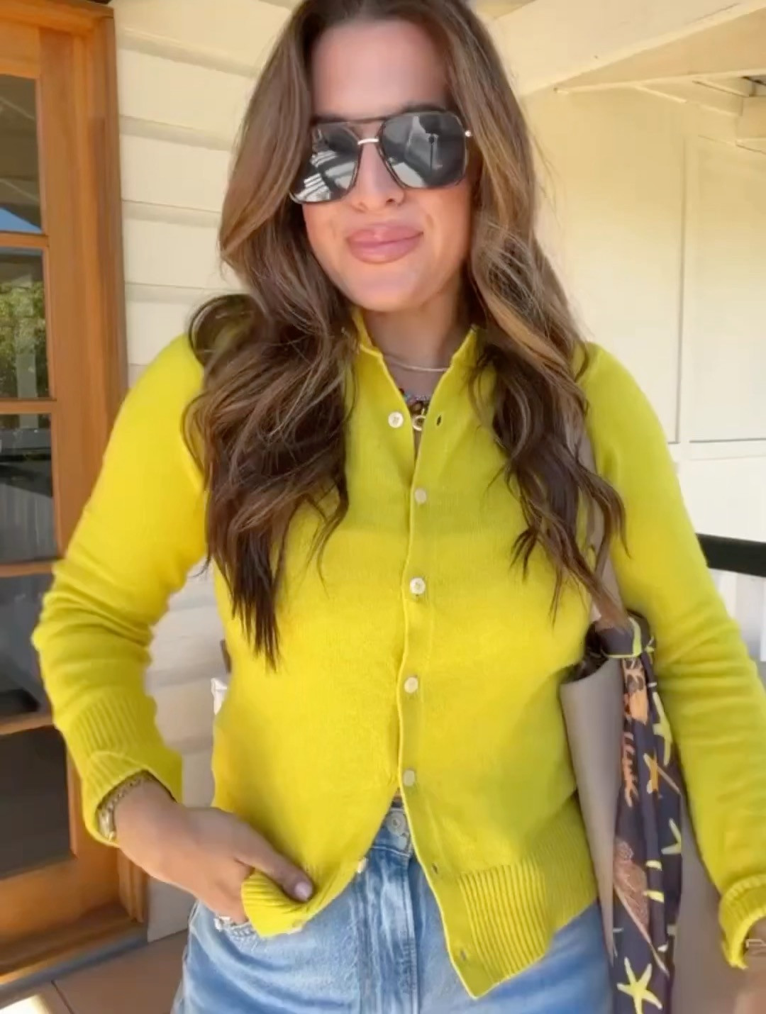 Cardigans are perfect for transitioning into fall. This color is so fun! 

 #LTKootd #LTKSeasonal