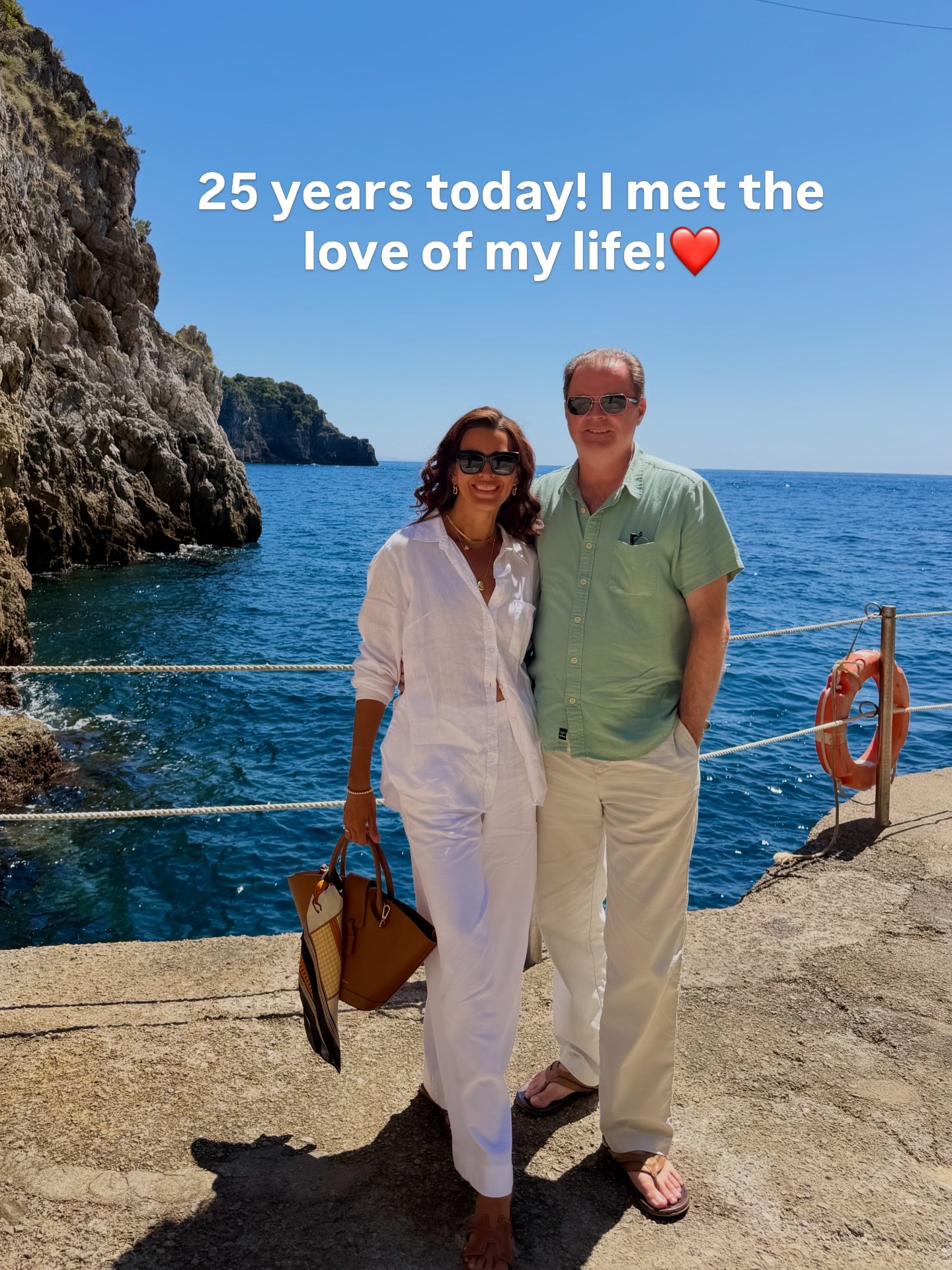 Adding all outfits including husbands ⬇️ 
Outfit 1:
Wear size L in l White Linen shirt.
Size S in linen pants.
Outfit 2:
Size 6 in linen pants, adding a similar button down.
Outfit 3: 
Size S in yellow dress.
Outfit 4: 
Size 4 in shorts, s in top. 1.7” in Maison Valentino belt.
Outfit 5:
Size sin sweater, with size s in Tshirt underneath.
Size 4 in jeans.
Outfit 6:
Size M in satin skirt, in color champagne.
Size M in tshirt.
Last outfit is super old and not available. 
Husbands outfits in shirt size L. And suit 42 regular from Ralph Lauren.
@PARIS/64 @Express @ralphlauren @gapstyle 
#happyanniversary❤️ #marriedlife

#LTKOver40 #LTKSaleAlert #LTKMothersDay
