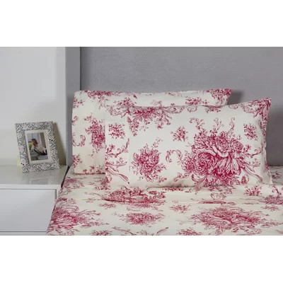 400 Thread Count Floral 100% Cotton Sheet Set | Wayfair North America