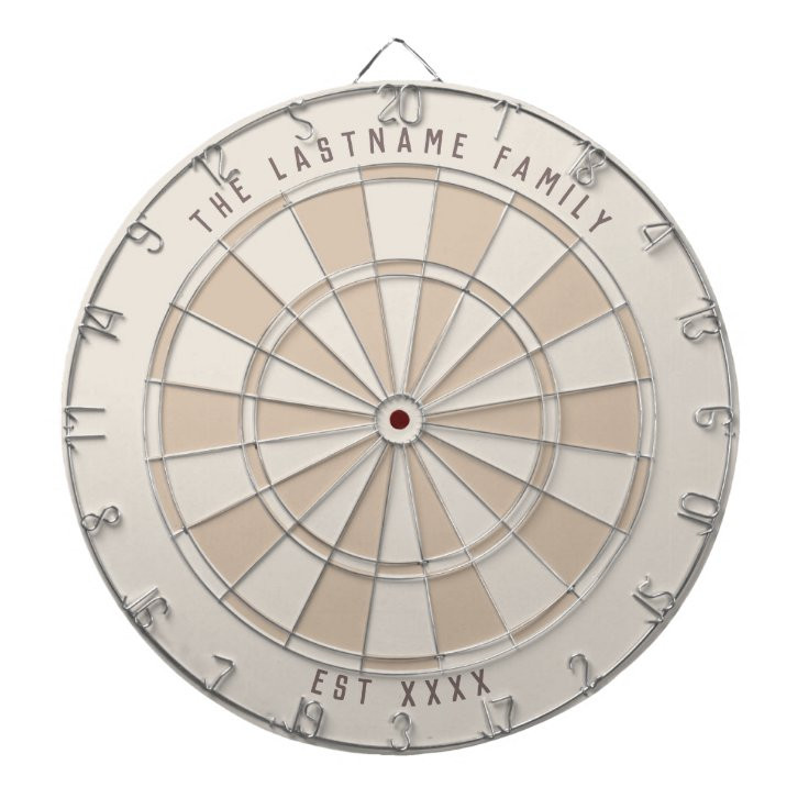 Personalized Family Established Custom Colors Dart Board | Zazzle | Zazzle