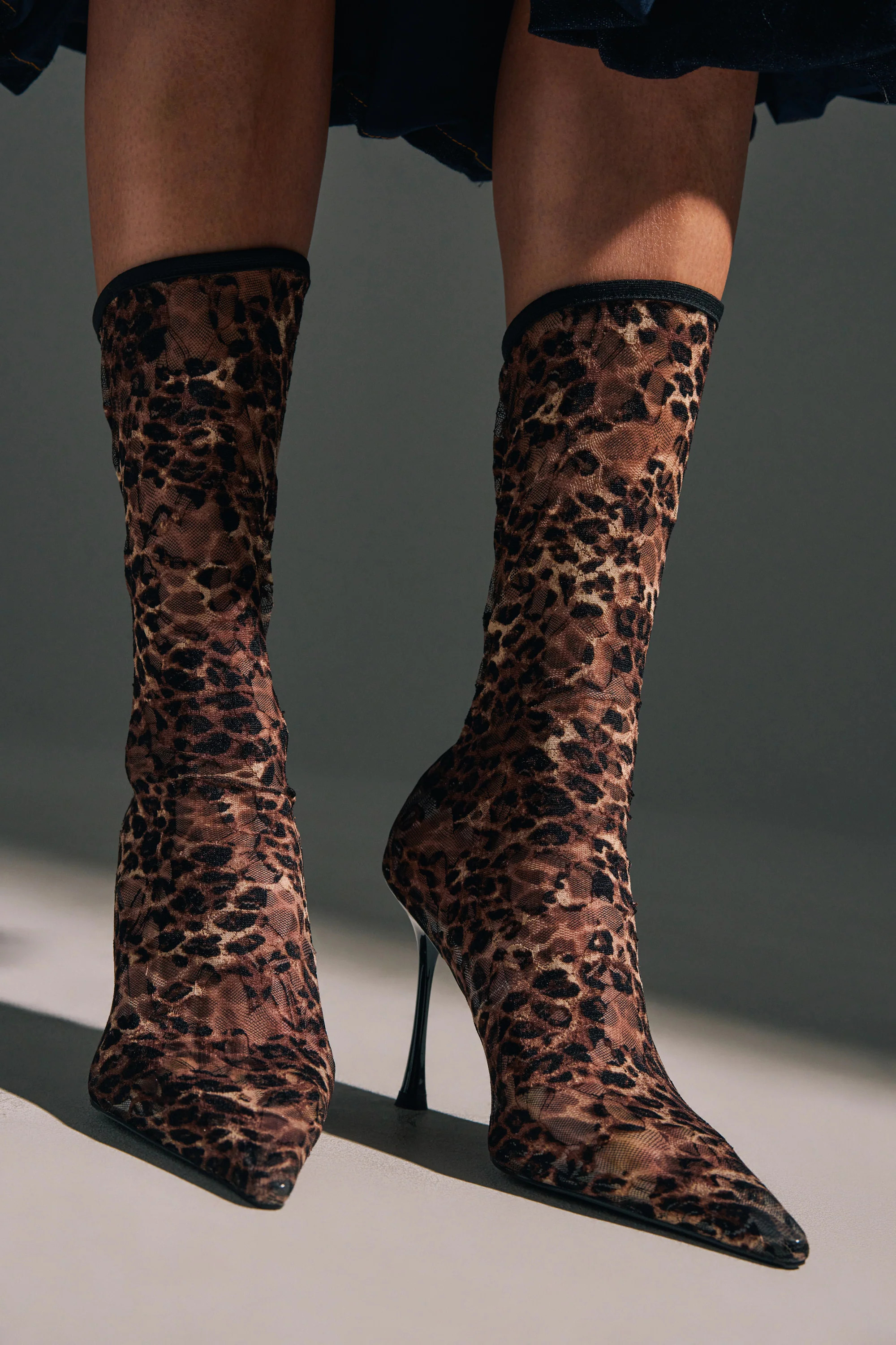 AZALEA WANG NICKLAS LEOPARD STILETTO BOOTIE | AKIRA