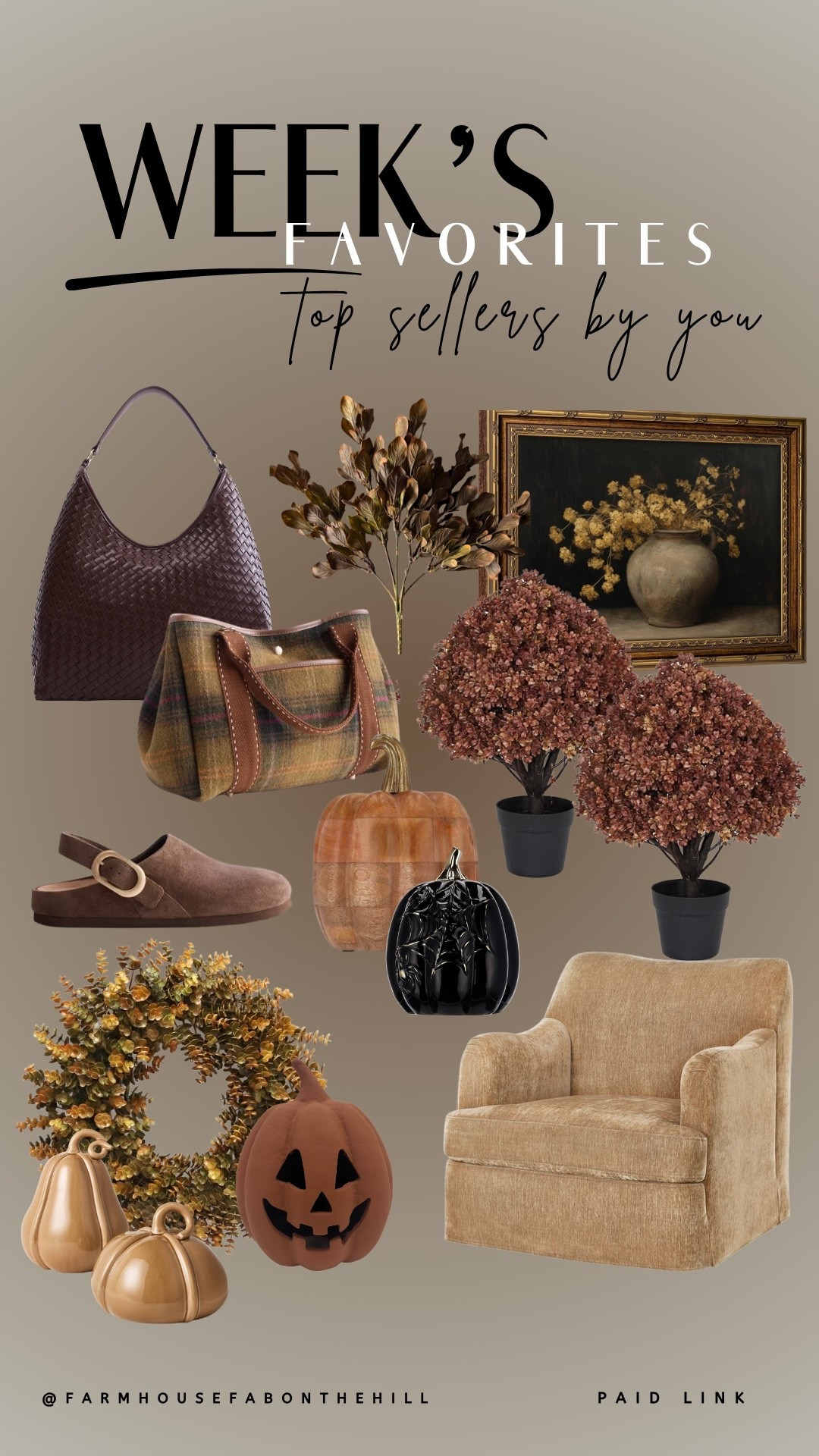 This week’s top sellers 
by YOU!!