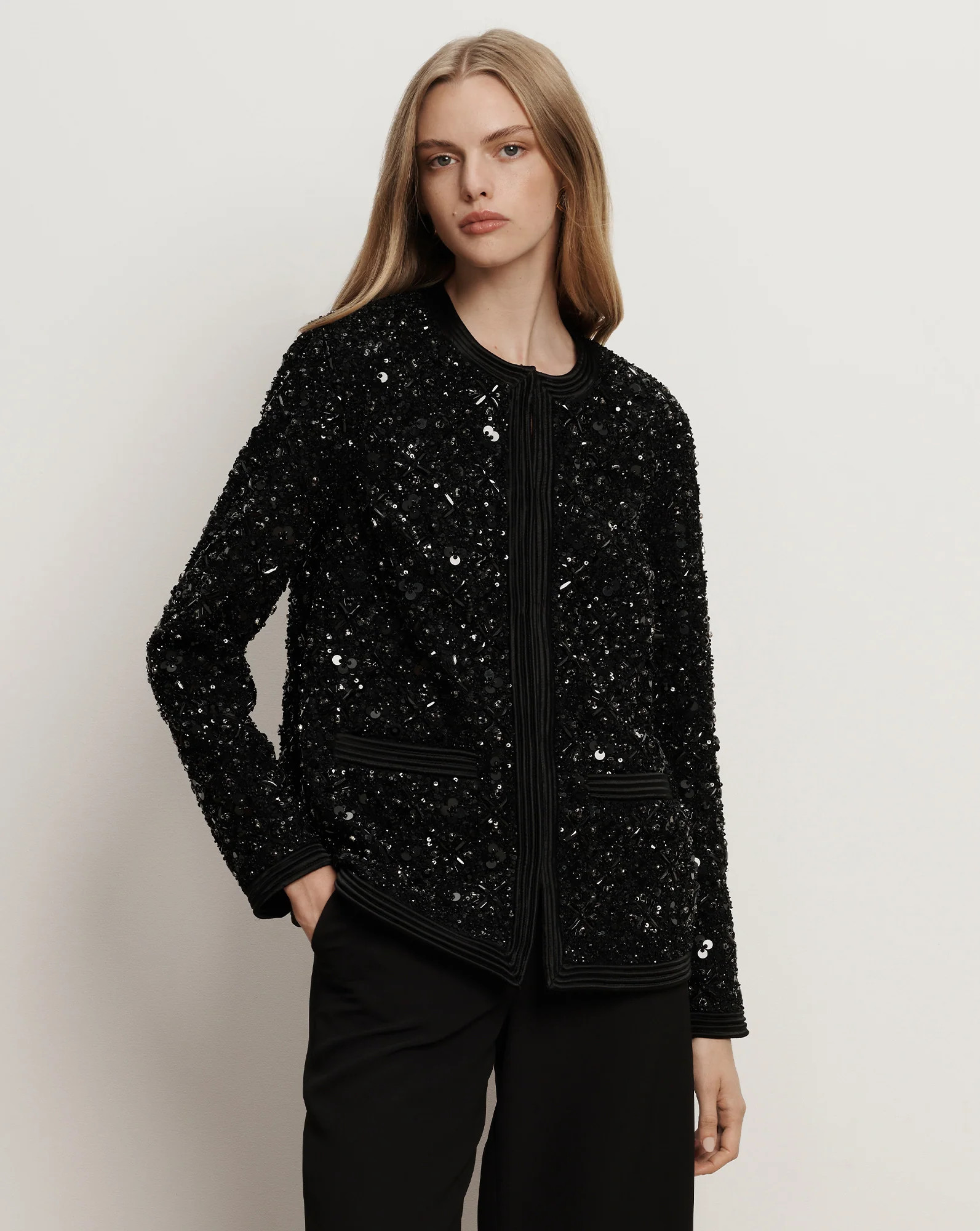 Rosine Embellished Jacket | Veronica Beard