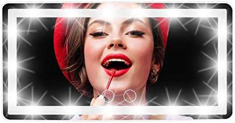 Car Visor Vanity Mirror - Rechargeable LED Light Makeup Mirror for All Car - Universal Car Sun Visor | Amazon (US)