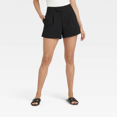 Women's High-Rise Tailored Shorts - A New Day™ | Target