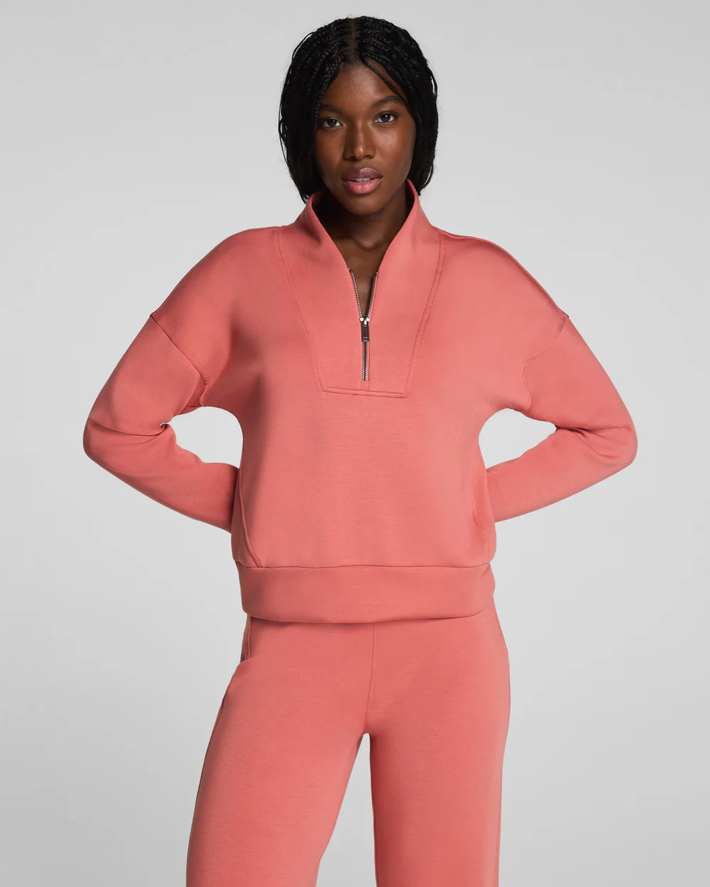 Shawl Collar Half Zip | Spanx
