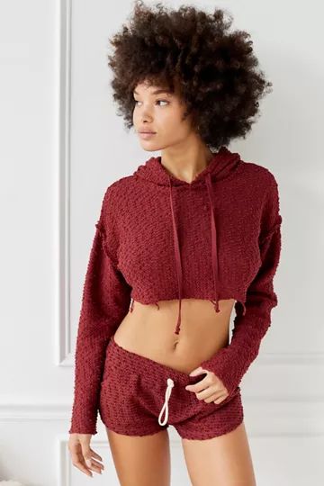 Out From Under Sabri Cropped Sweatshirt | Urban Outfitters (US and RoW)