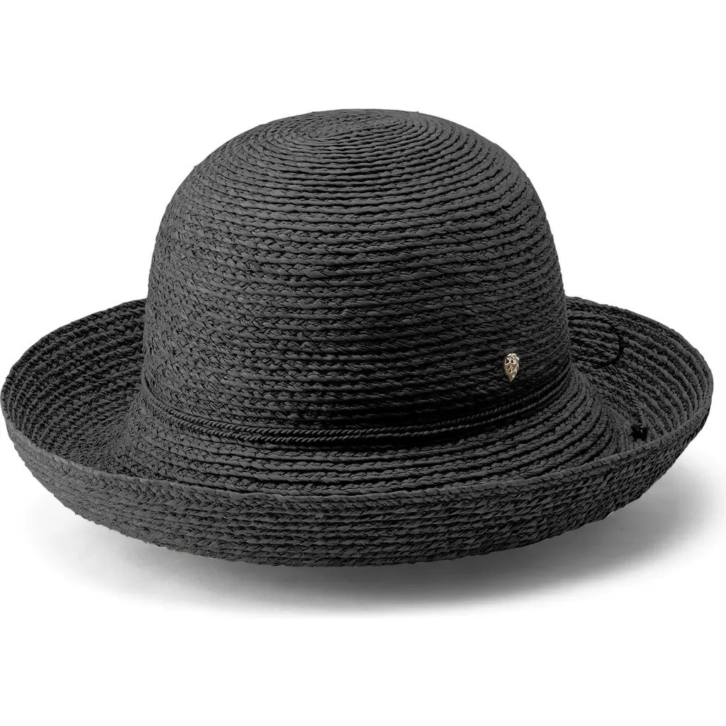Helen Kaminski Prima 10 Raffia Hat in Charcoal at Nordstrom Rack | Nordstrom Rack