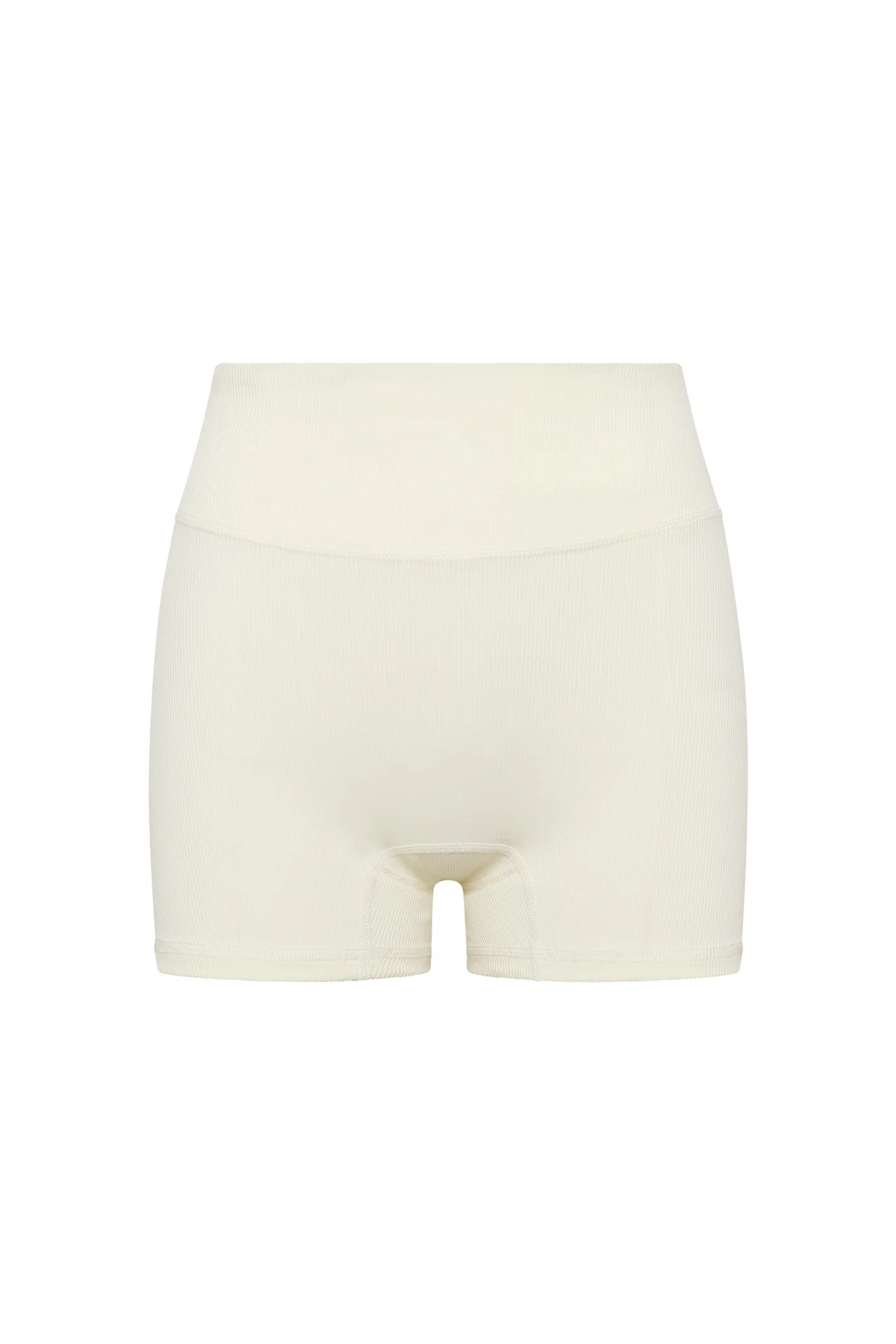 Elysian Short 4.5" - Ivory Lightweight Rib | Monday Swimwear