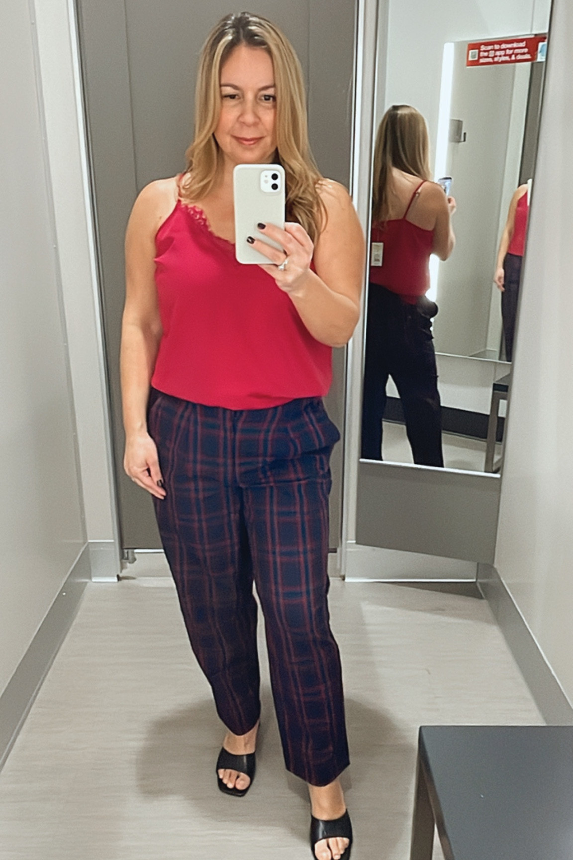 Work outfit! I’m wearing a sz 10 in the pants and a large in the cami
Mule heels tts






Target fashion, midsize fashion

#LTKunder50 #LTKworkwear #LTKGiftGuide