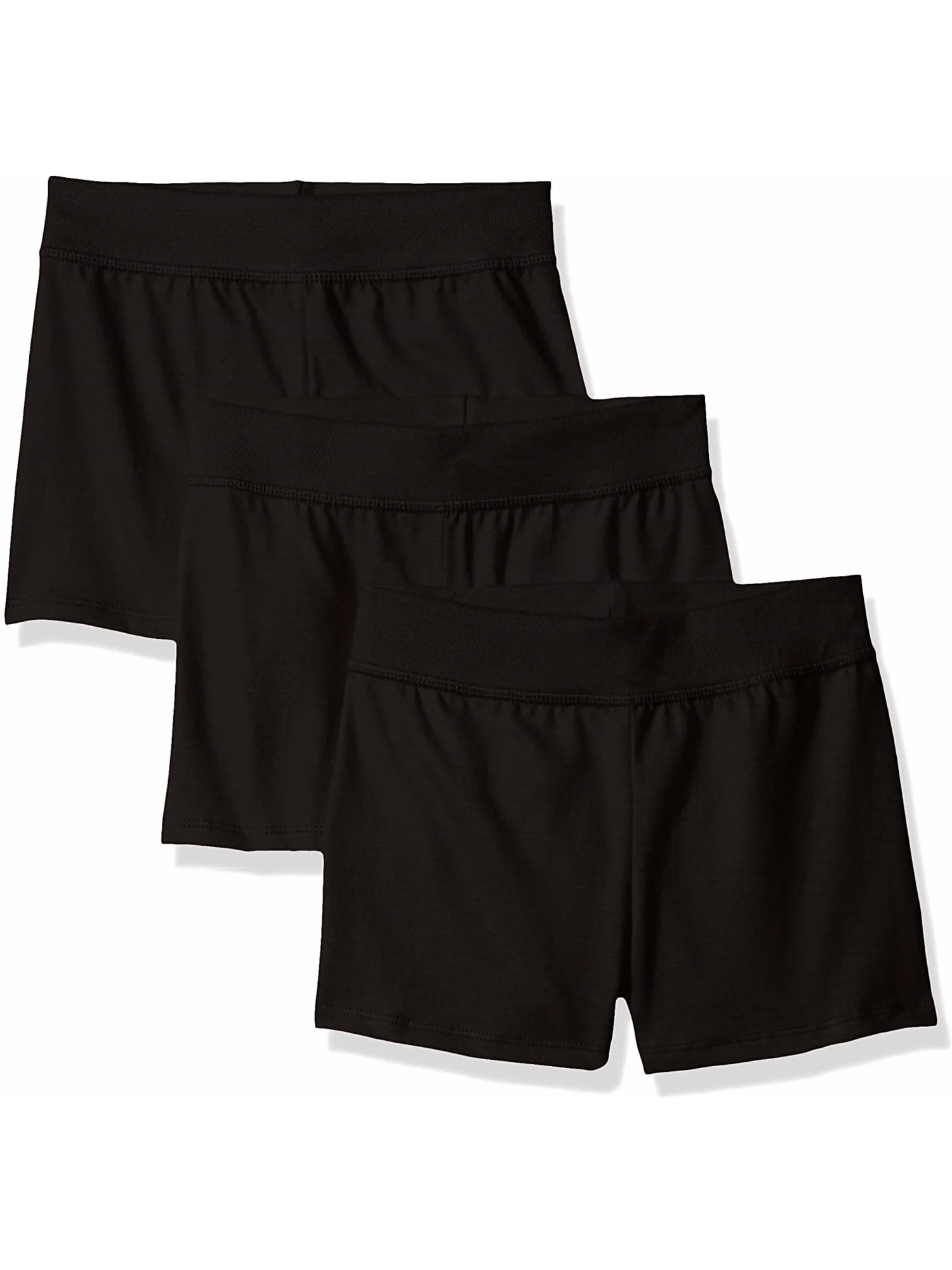 Hanes Girls Jersey Shorts, 3-Pack, Sizes 4-16 - Walmart.com | Walmart (US)