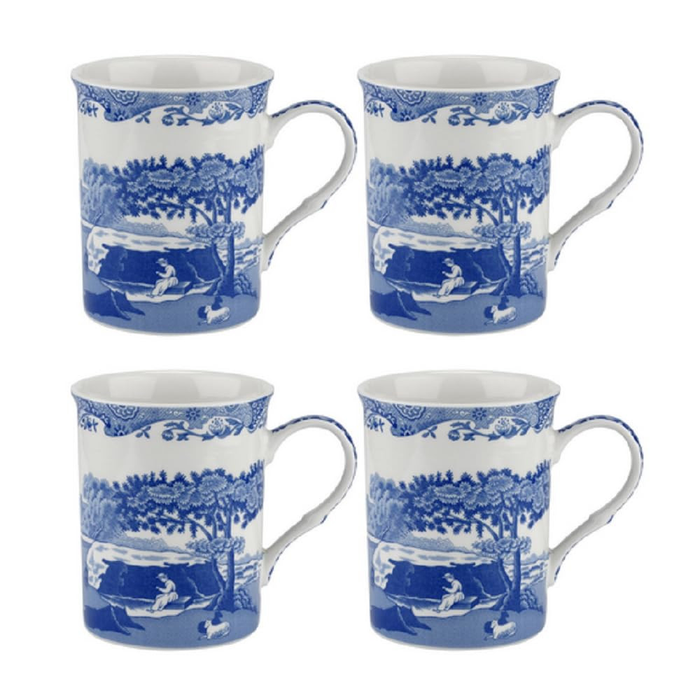 Spode Blue Italian 12-Ounce Mug (Set of Four) | Amazon (US)
