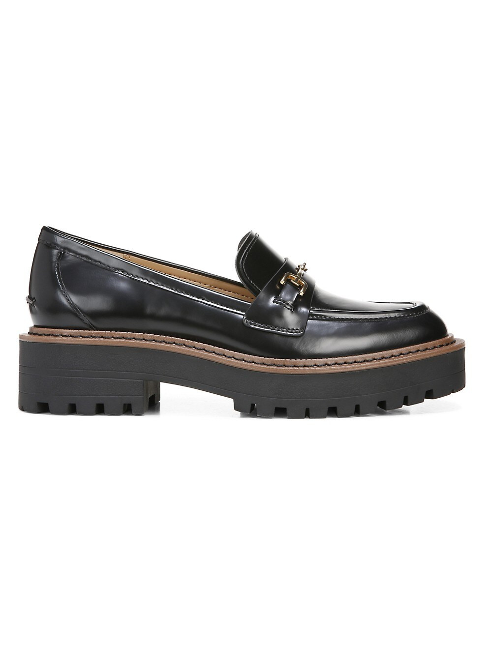 Laurs Lug-Sole Leather Loafers | Saks Fifth Avenue