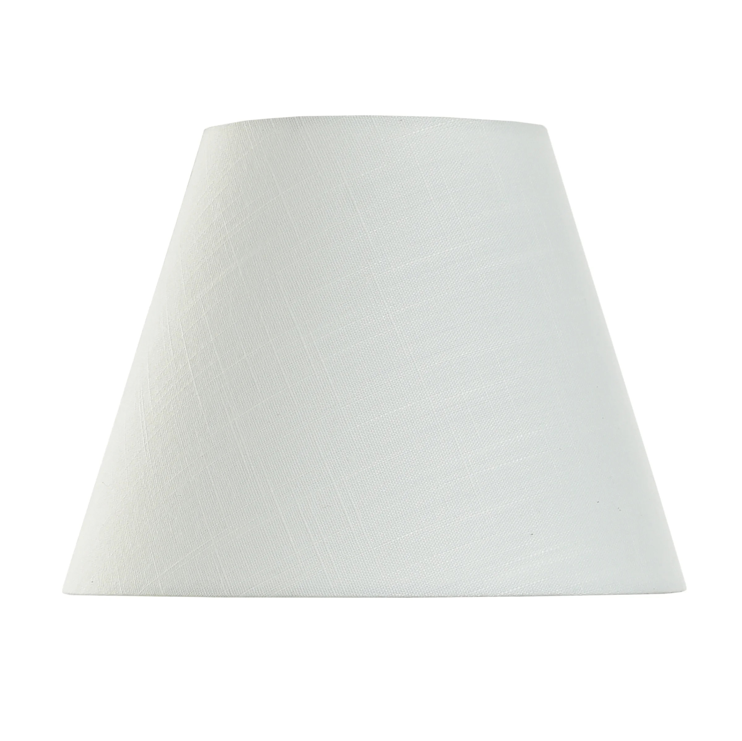 Better Homes & Gardens White Textured Fabric Empire Lamp Shade | Walmart (US)