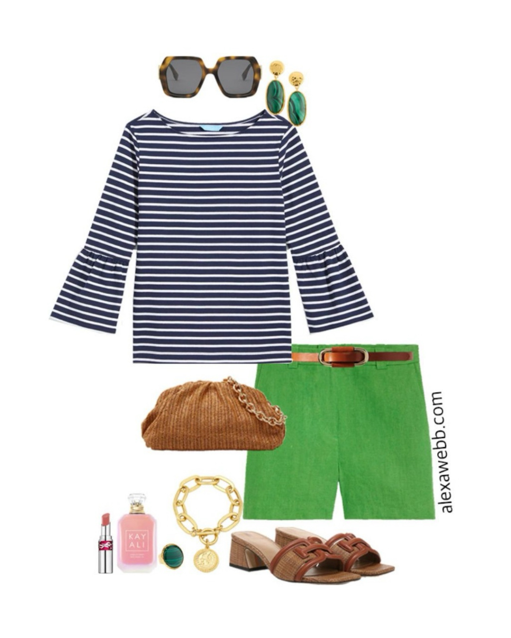 Plus Size Resort Capsule - Part 2 - Plus Size Navy Chino Shorts Outfits - Are you headed somewhere warm this winter? A resort vacation? Well, here is a plus size resort capsule wardrobe. An easy way to pack for your next trip! Alexa Webb #plussize

#LTKPlusSize #LTKSeasonal #LTKTravel