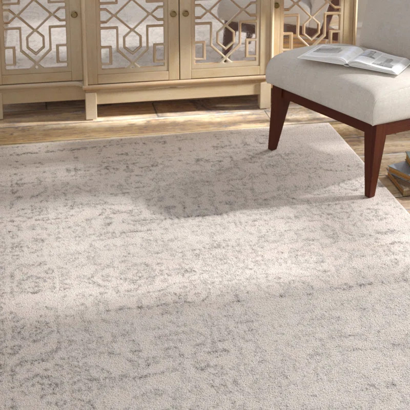 Katie Oriental Silver / Ivory Area Rug | Wayfair North America